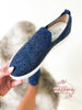 Corky's Navy Crystals Swank Shoes- FINAL SALE