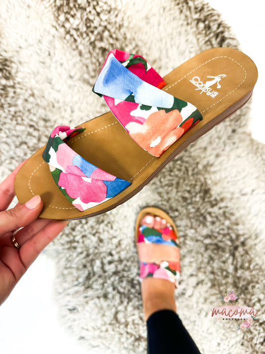 Corky's Flowers With A Twist Sandals