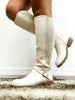 Corky's Ivory Hayride Boots - Wide Calf Friendly