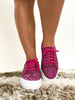 Corky's Fuchsia Bedazzle Sneakers -FINAL SALE