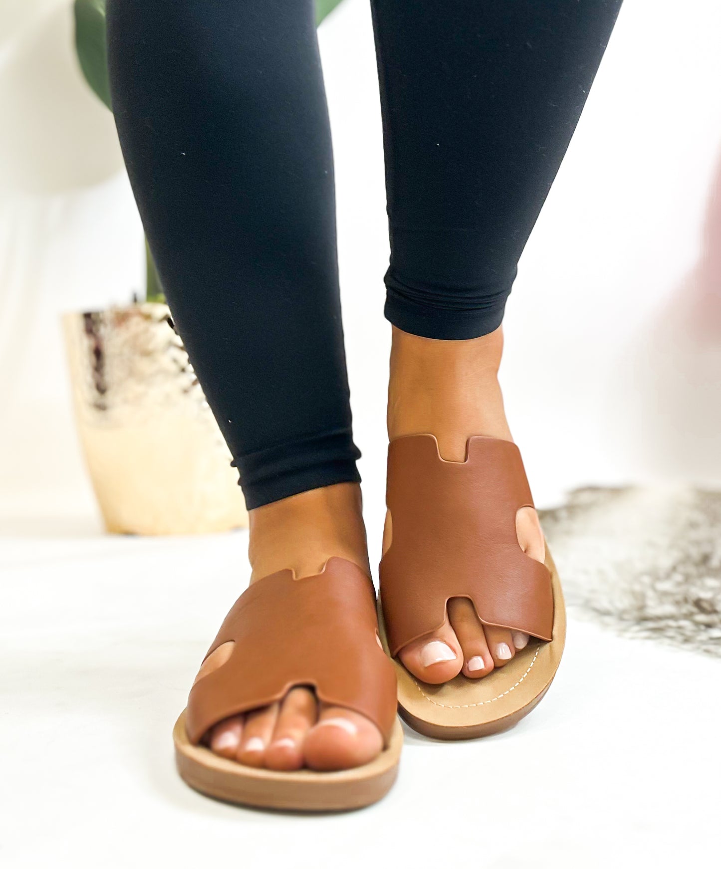 Corky's Cognac Smooth Bogalusa Sandals - FINAL SALE