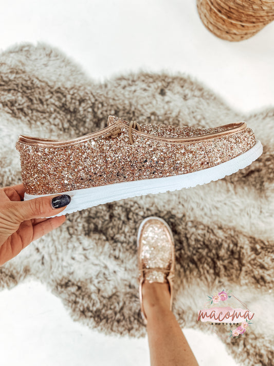 Corky's Red Glitter Glaring Sneakers- FINAL SALE – Macoma Boutique