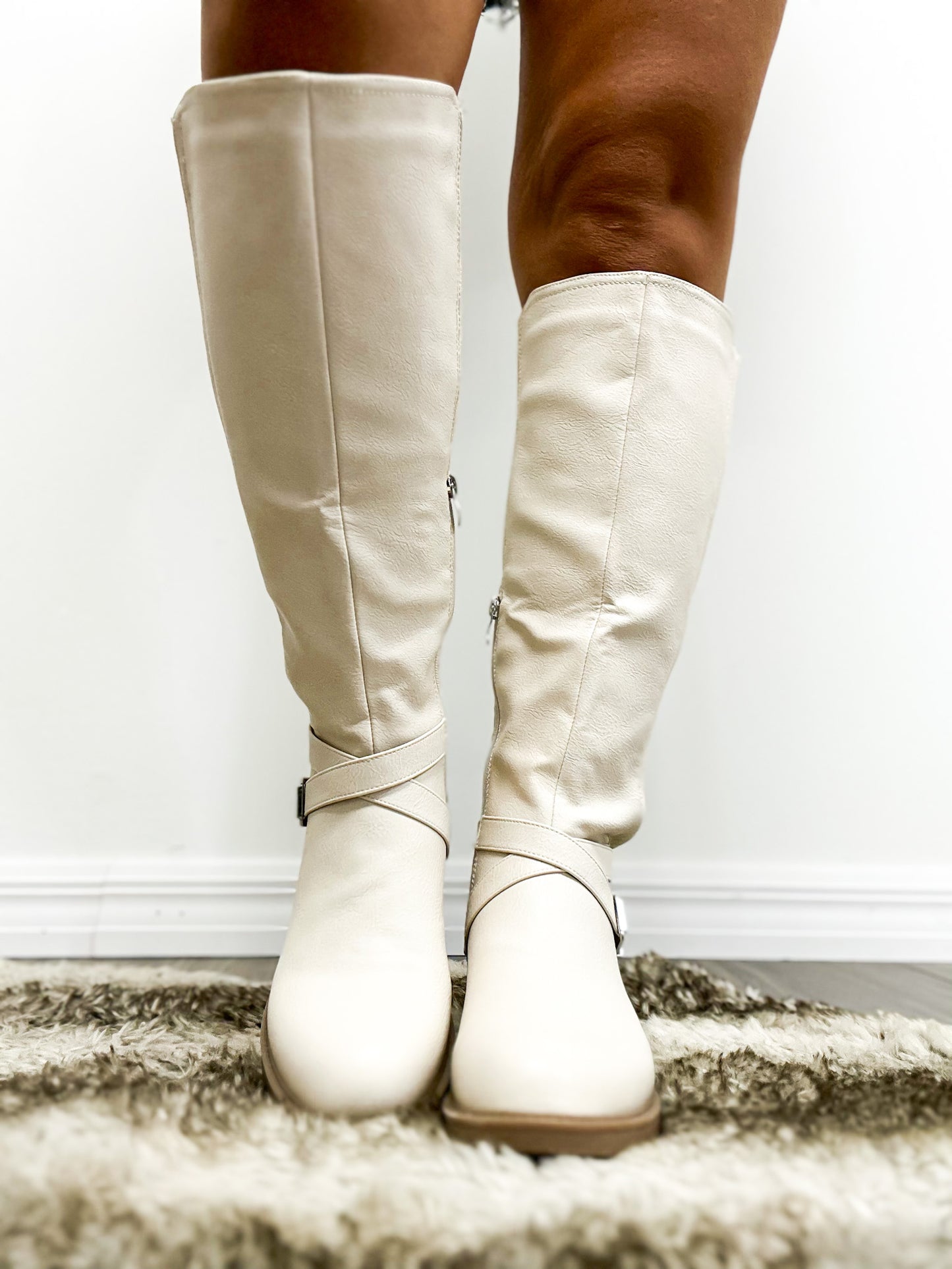 Corky's Ivory Hayride Boots - Wide Calf Friendly- FINAL SALE