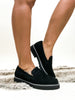 Corky's Black Suede Boost Shoes