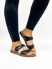 Corky's Black With a Twist Sandals