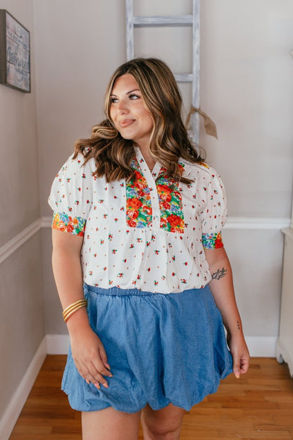 In The Meadow Top - Reg & Curvy - Macoma Boutique100 Short Sleeve