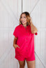 In The Morning Romper in Fuchsia - FINAL SALE - Macoma Boutique260 Jumpsuits/Rompers/Overalls