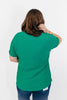 In Too Deep Top in Green - FINAL SALE - Macoma Boutique100 Short Sleeve
