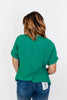 In Too Deep Top in Green - FINAL SALE - Macoma Boutique100 Short Sleeve