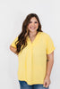 In Too Deep Top in Yellow - FINAL SALE - Macoma Boutique100 Short Sleeve