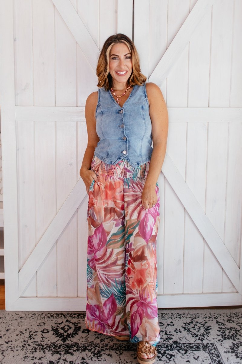 Island Vibes Pants - Reg/Curvy- FINAL SALE