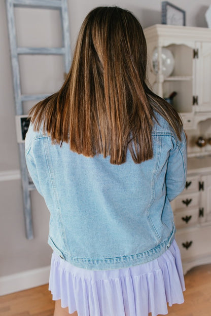 Jewel Box Denim Jacket - Reg & Curvy - Macoma Boutique240 Jackets/Blazers