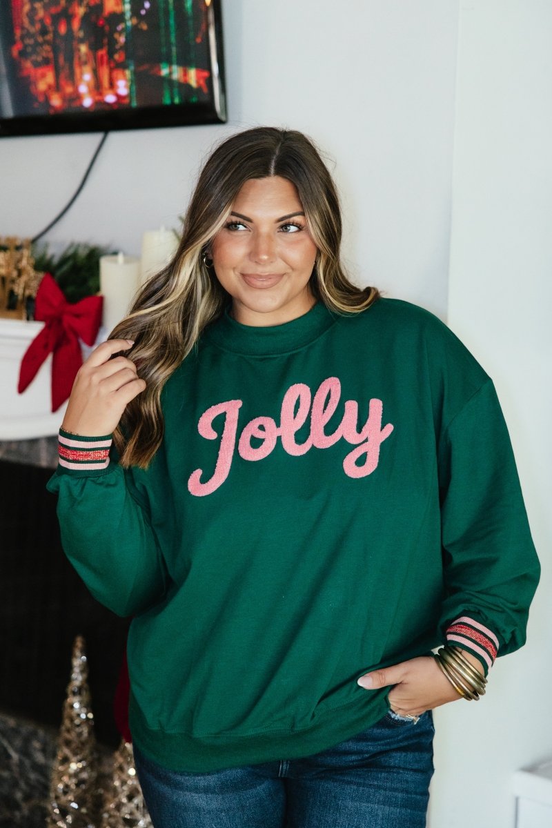 Jolly & Bright Pullover - Reg & Curvy - Macoma Boutique120 Long Sleeve