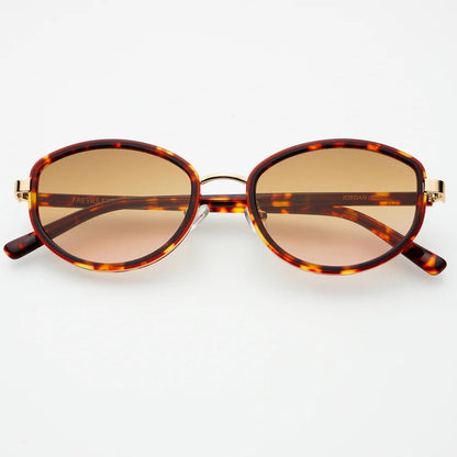 Jordan Sunglasses In Amber Tortoise/Brown - Macoma Boutique310 Accessories/Jewelry