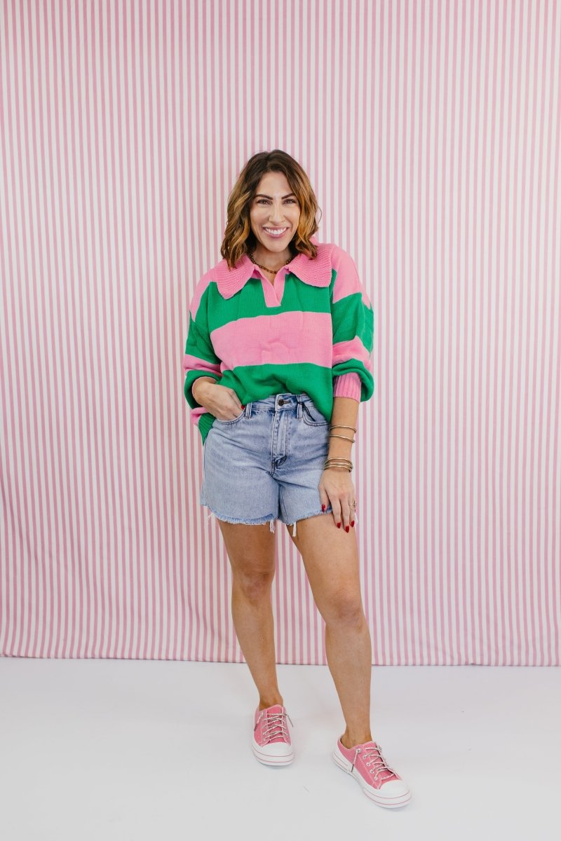 Judy Blue Best Of Both Worlds Shorts - Macoma Boutique170 Denim