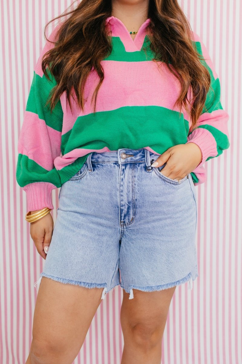 Judy Blue Best Of Both Worlds Shorts - Macoma Boutique170 Denim