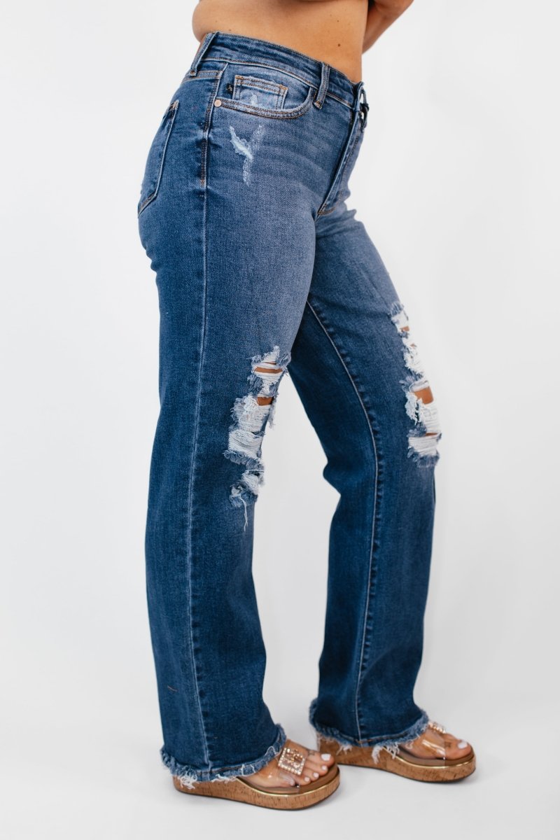 Judy Blue Dad Bod Jeans - Macoma Boutique170 Denim