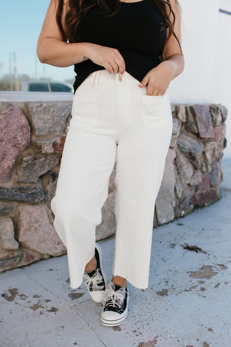 Judy Blue Fresh Start Crop Jeans - Macoma Boutique170 Denim