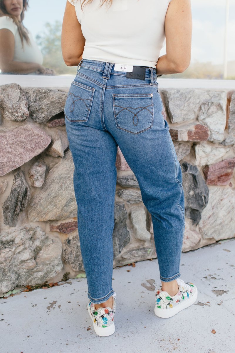 Judy Blue Go - To Denim Barrel Jeans - Reg & Curvy - Macoma Boutique170 Denim