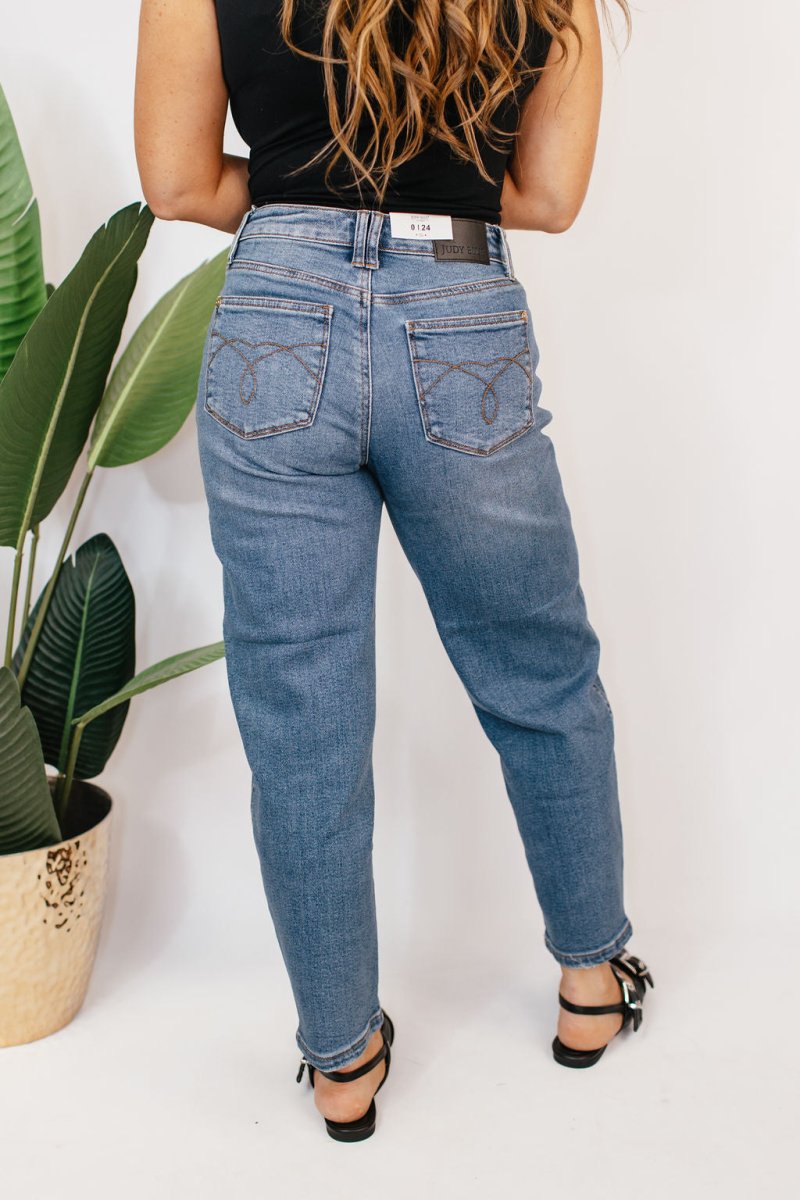 Judy Blue Go - To Denim Barrel Jeans - Reg & Curvy - Macoma Boutique170 Denim
