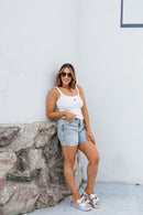 Judy Blue Off Duty Boyfriend Shorts - Reg/Curvy - FINAL SALE - Macoma Boutique180 Shorts