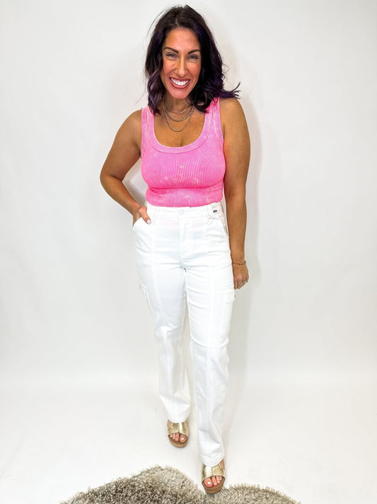 Judy Blue Ready For Spring Cargo Jeans - FINAL SALE - Macoma Boutique170 Denim