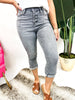 Judy Blue Skies Are Grey Capri Jeans - FINAL SALE - Macoma Boutique170 Denim