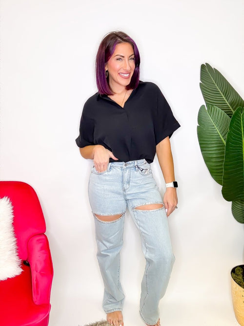 Judy Blue Sparkle Slice Jeans - Macoma Boutique170 Denim