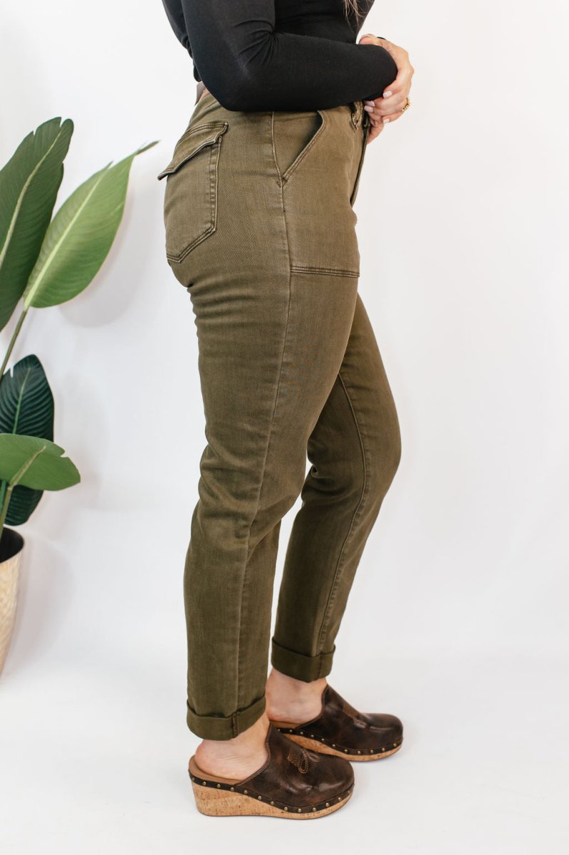 Judy Blue Utility Chic Jeans - Reg & Curvy - Macoma Boutique170 Denim