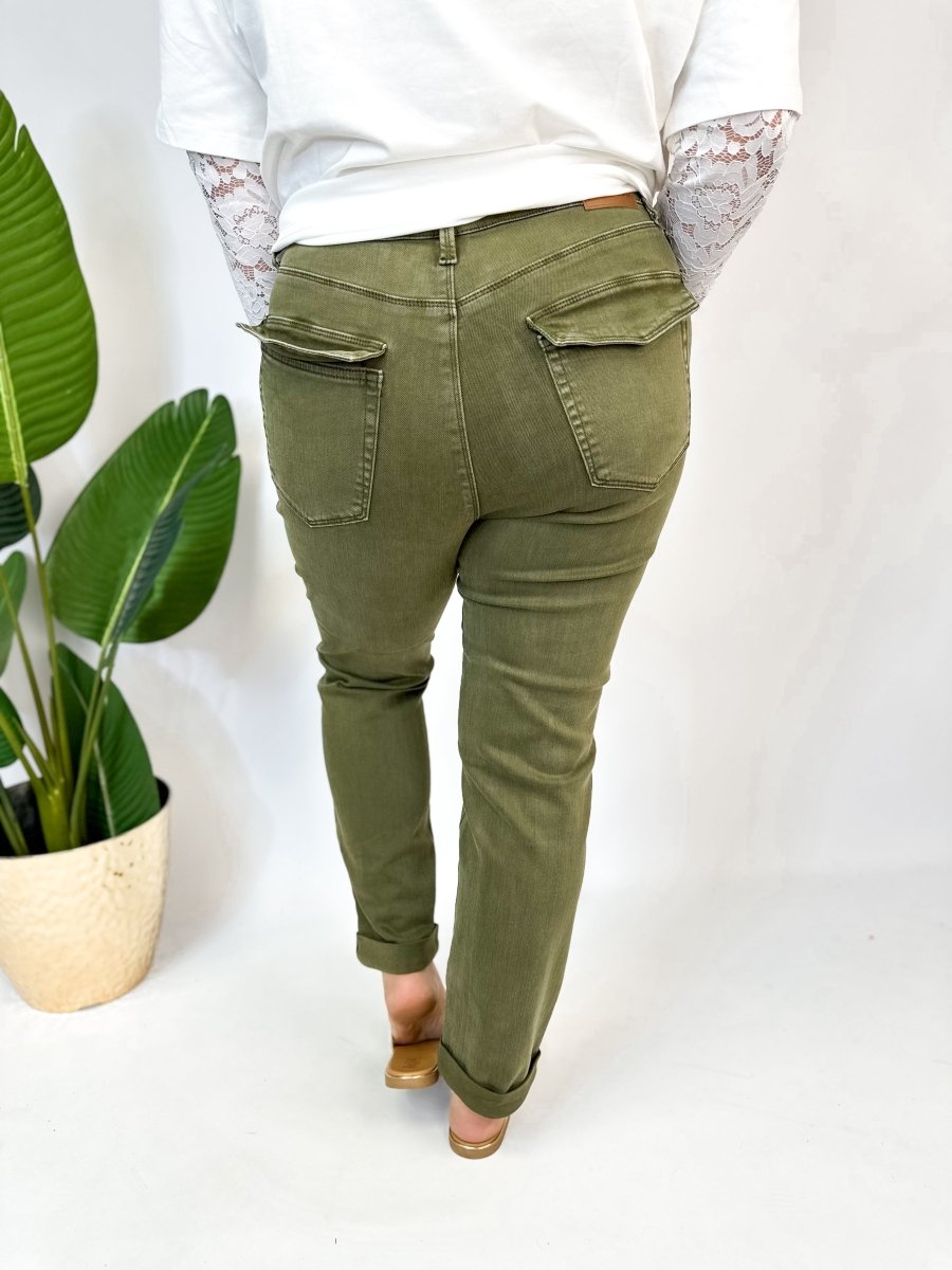 Judy Blue Utility Chic Jeans - Reg & Curvy - Macoma Boutique170 Denim
