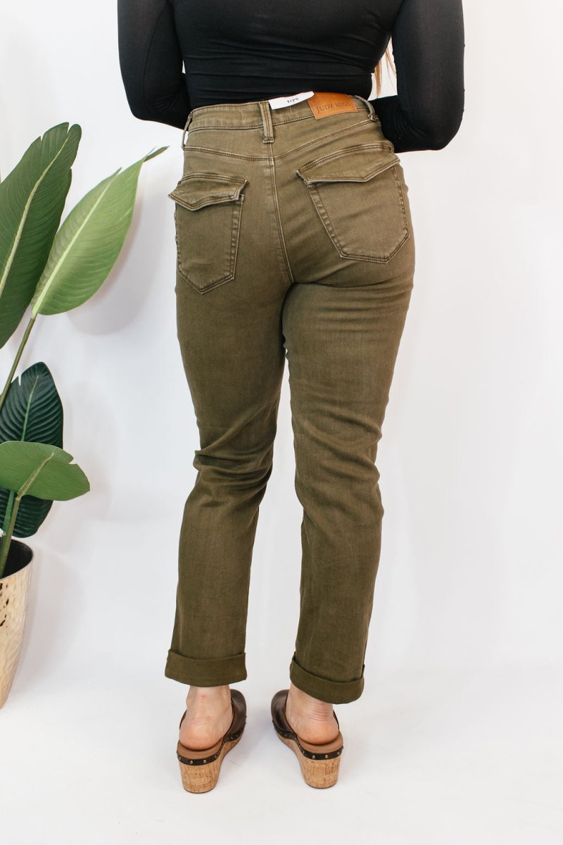 Judy Blue Utility Chic Jeans - Reg & Curvy - Macoma Boutique170 Denim