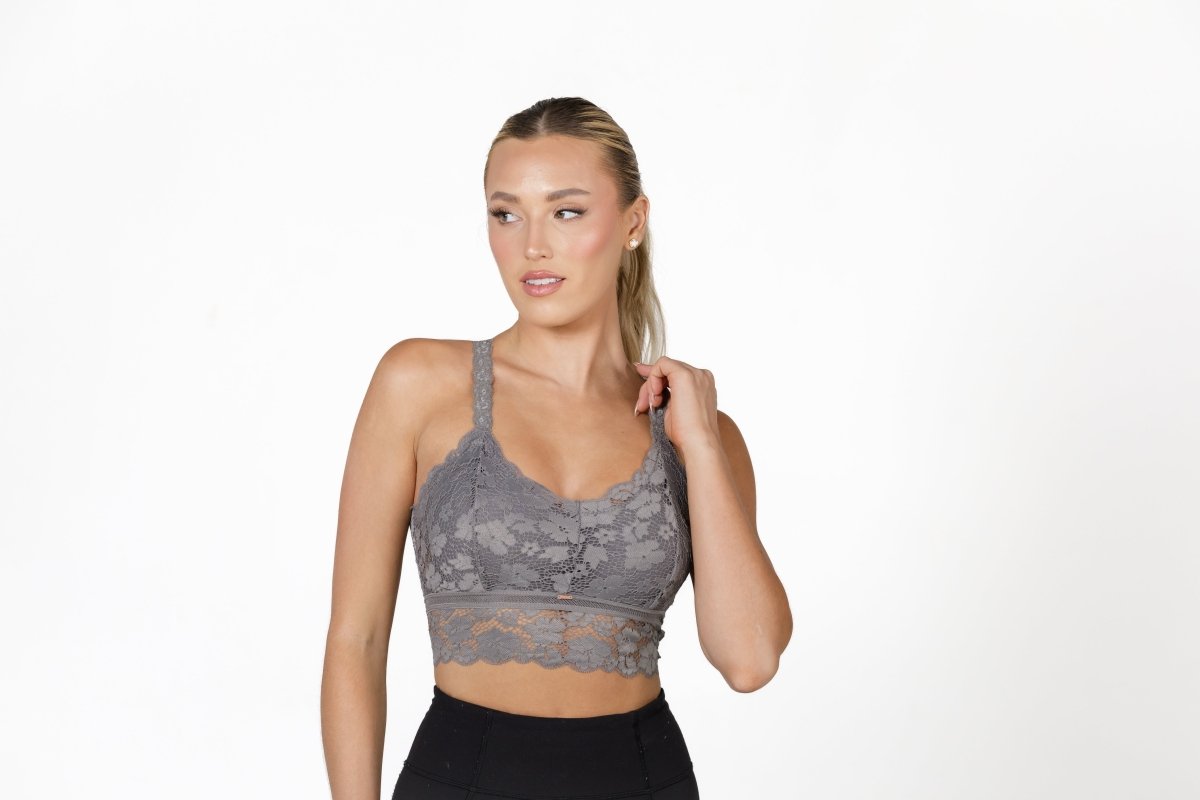 Juliette Deluxe Racerback Lace Bralette - Macoma Boutique555 Presales