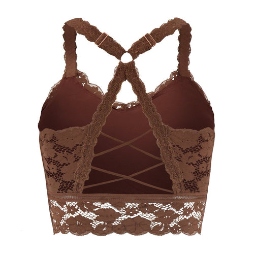 Juliette Deluxe Racerback Lace Bralette - Macoma Boutique555 Presales