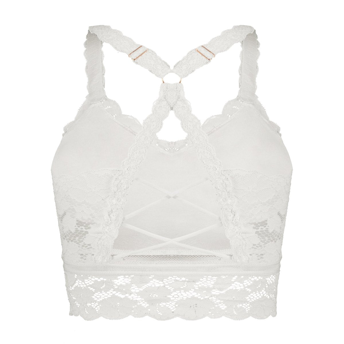 Juliette Deluxe Racerback Lace Bralette - Macoma Boutique555 Presales