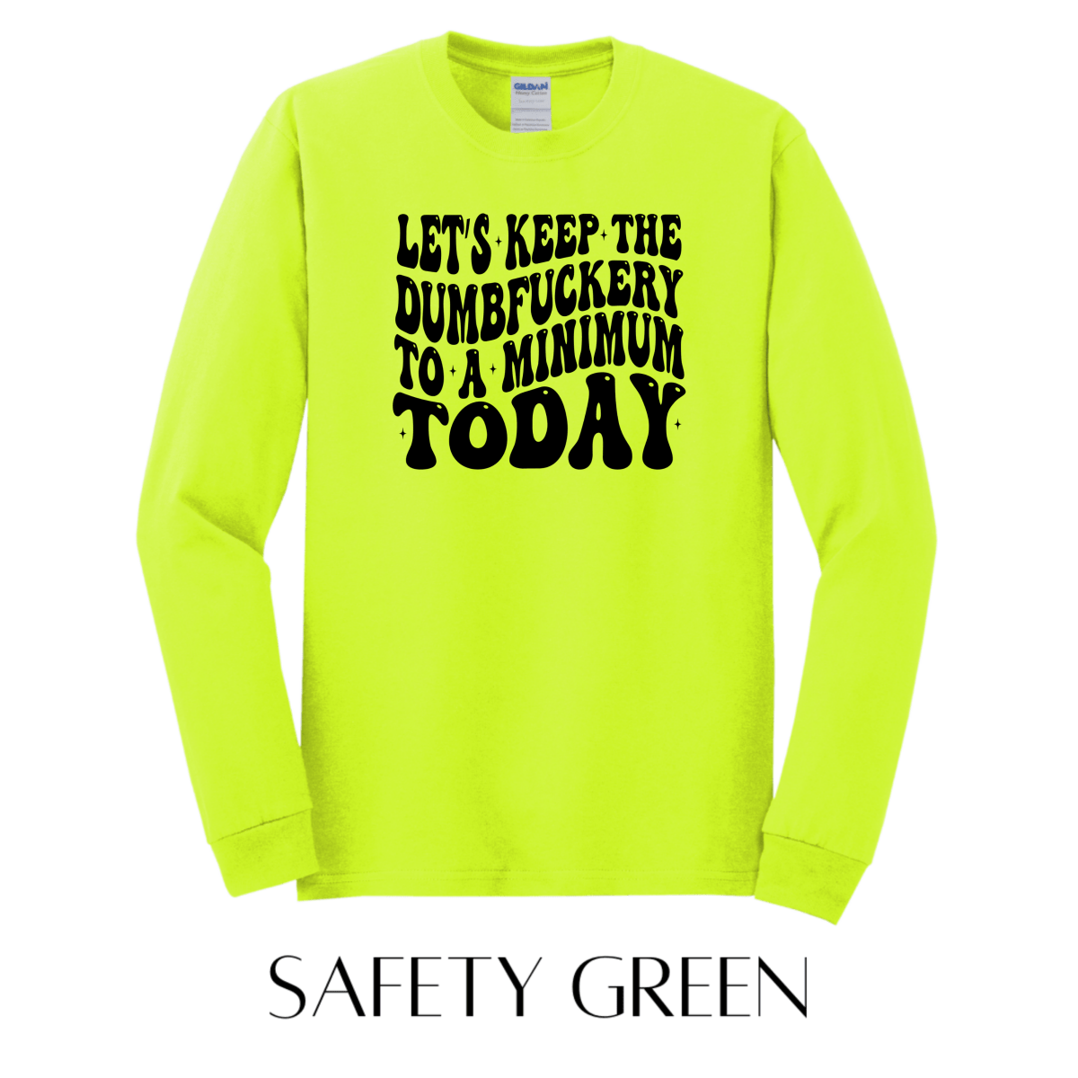 Keep It To A Minimum Long Sleeve Graphic Tee - FINAL SALE