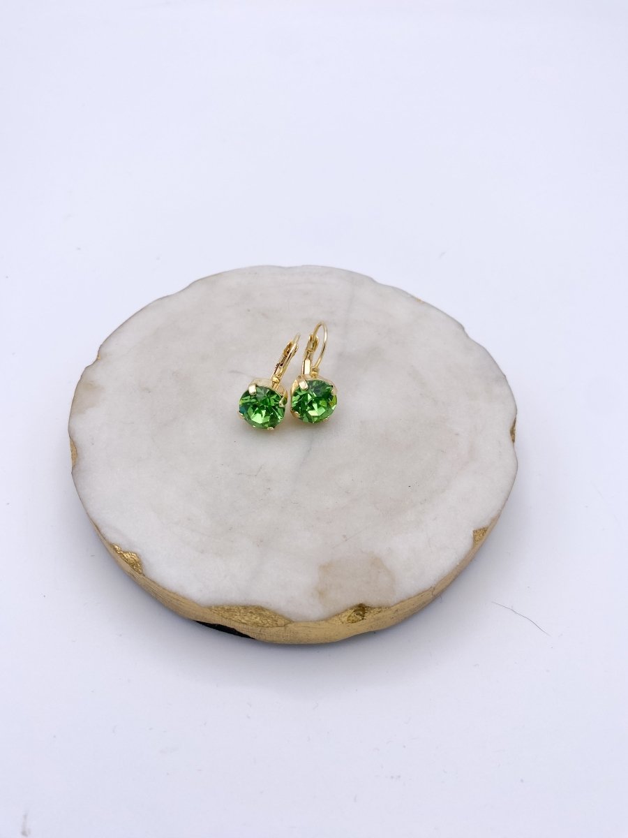 Kinda Obsessed Earrings in Green Apple - Macoma Boutique315 Jewelry