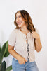 Knot Your Average Cardigan - Macoma Boutique100 Short Sleeve