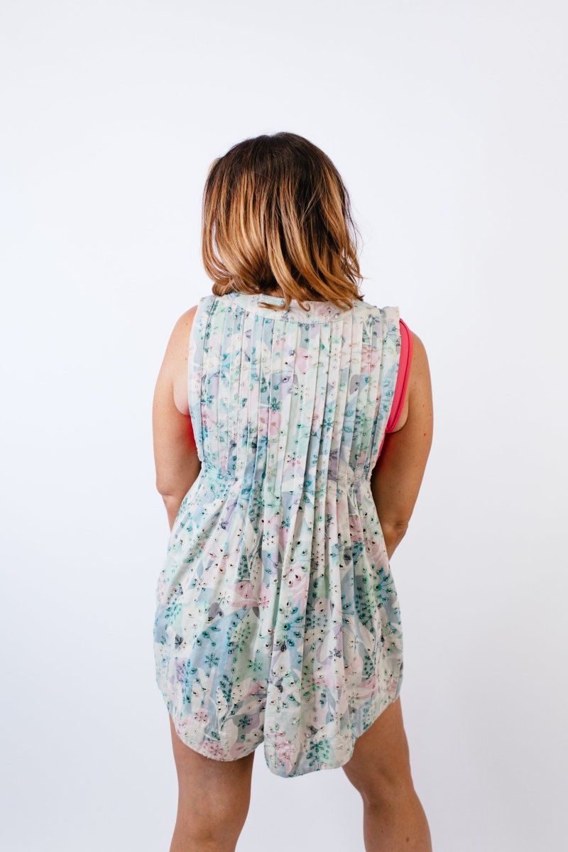 Lace Meadow Romper - Reg/Curvy - FINAL SALE