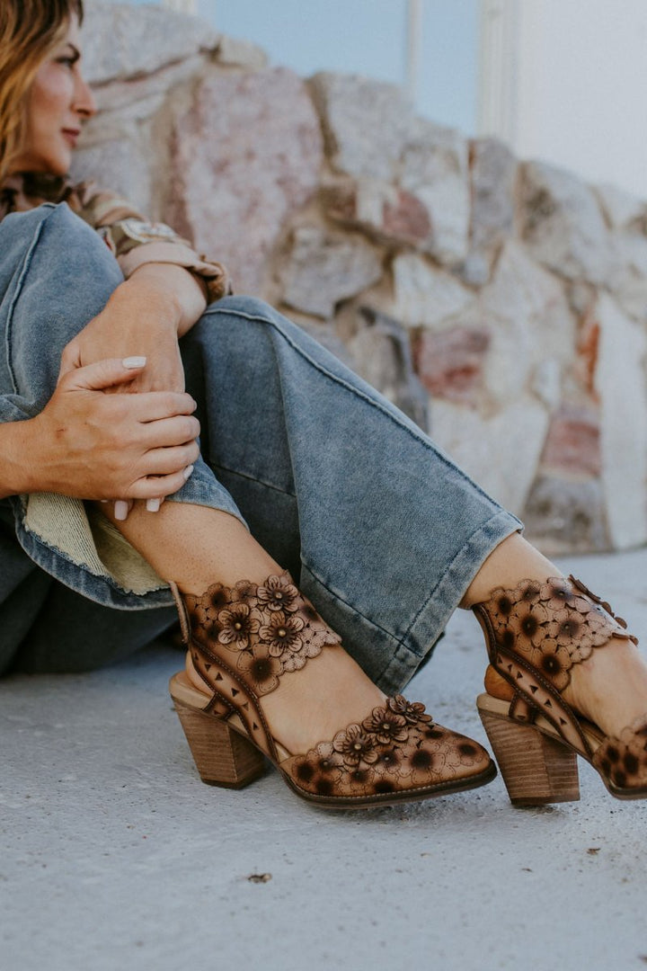 L'artiste Beige Distinction Heels - Macoma Boutique302 Wedges & Heels