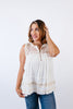 Late Checkout Top in Off White - FINAL SALE - Macoma Boutique110 Tanks