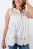 Late Checkout Top in Off White - FINAL SALE - Macoma Boutique110 Tanks