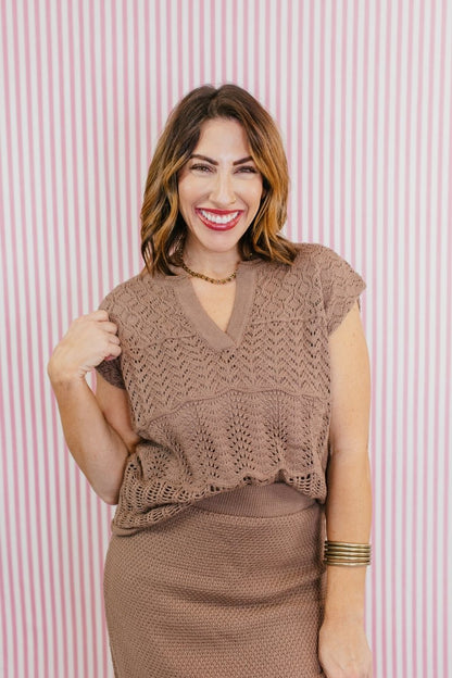 Latte Layers Top - Macoma Boutique100 Short Sleeve