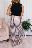 Latte Lines Pants - Reg/Curvy - FINAL SALE - Macoma Boutique290 Loungewear/Sets