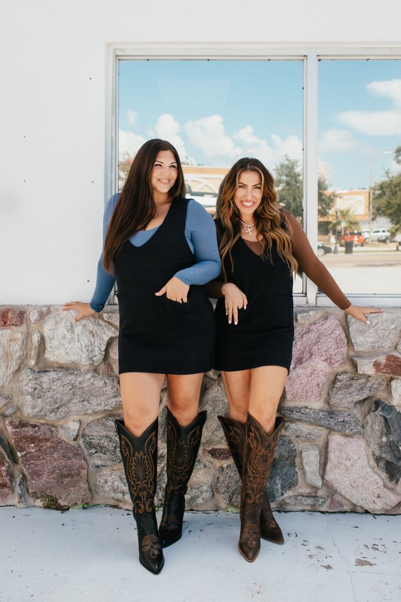 BLACK FRIDAY DEAL: Layer Up Pocket Knit Dress-FINAL SALE