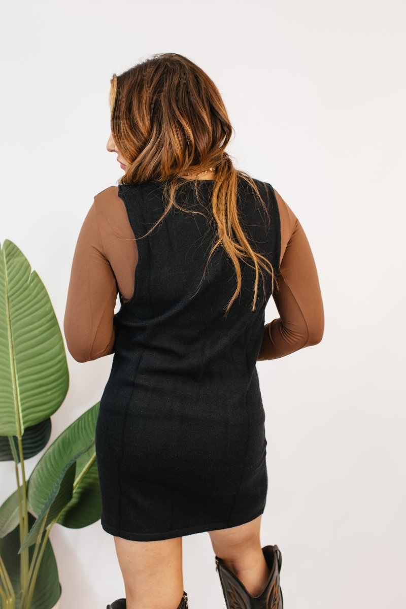 Layer Up Pocket Knit Dress - FINAL SALE - Macoma Boutique250 Dresses