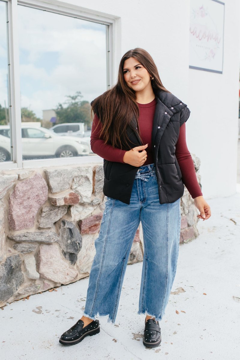 Layer Up Vest - Macoma Boutique230 Outerwear