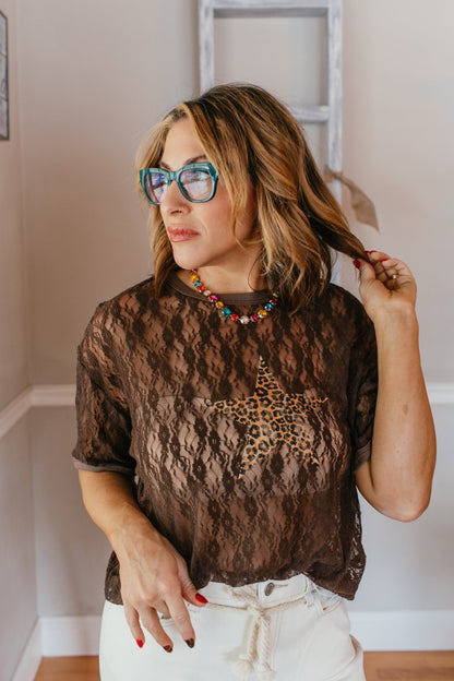 Leopard Crush Top - Macoma Boutique140 Graphic Tees