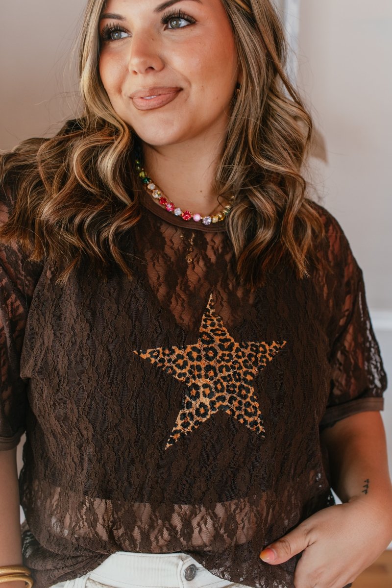 Leopard Crush Top - Macoma Boutique140 Graphic Tees