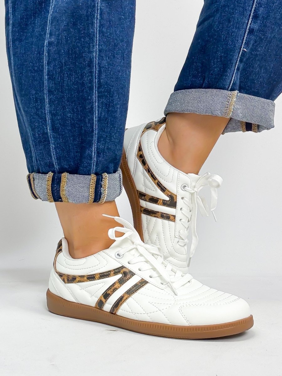 Leopard Great Sneakers FINAL SALE - Macoma Boutique