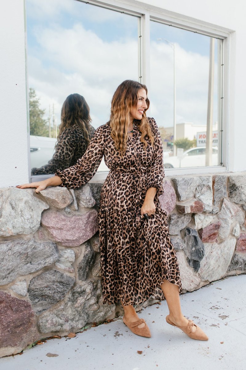 Leopard Luxe Maxi Dress - Reg & Curvy - Macoma Boutique250 Dresses